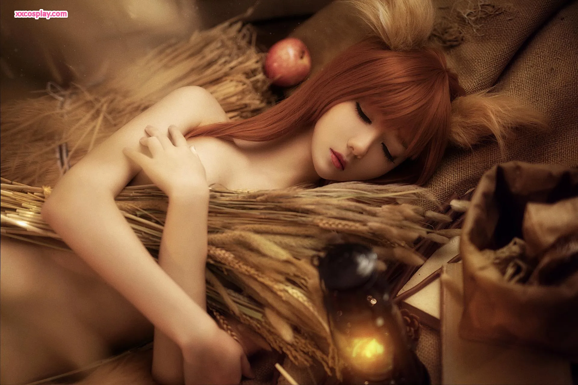 Momoko as Holo: Nude Fox Spirit Harvest